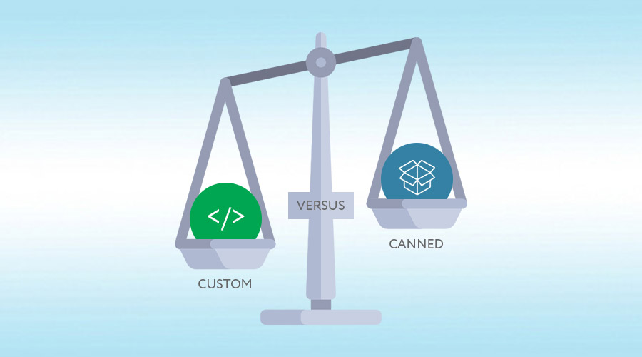 Canned solutions vs. Custom Apps