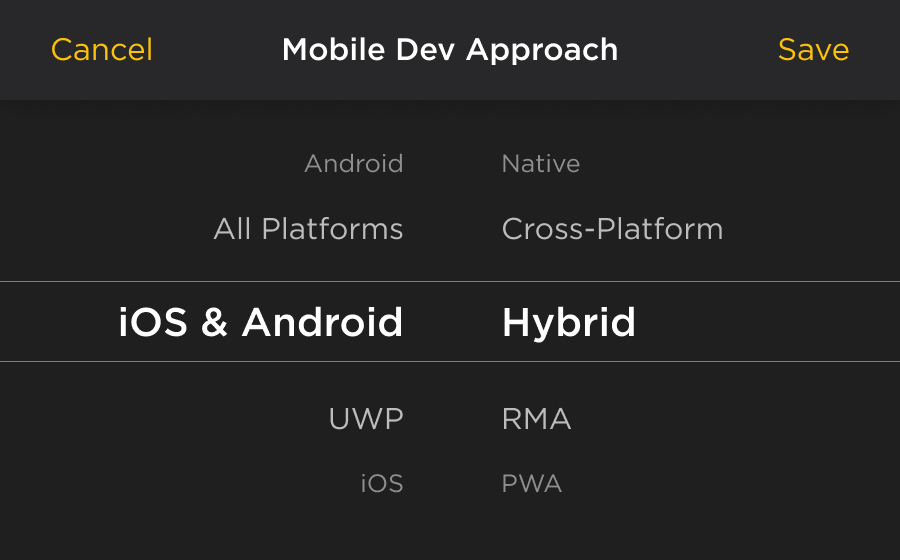 Hybrid App Development