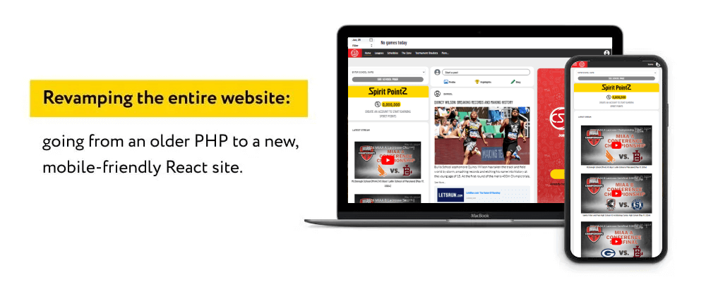 Revamping the entire website: from PHP to a mobile-friendly React
