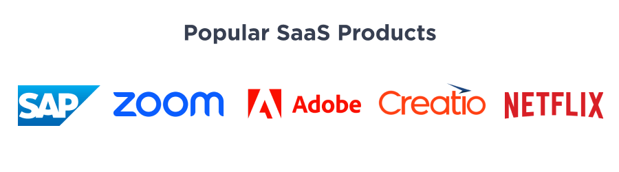 Popular Examples of SaaS products