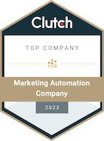 Top Marketing Automation Company by Clutch 2023