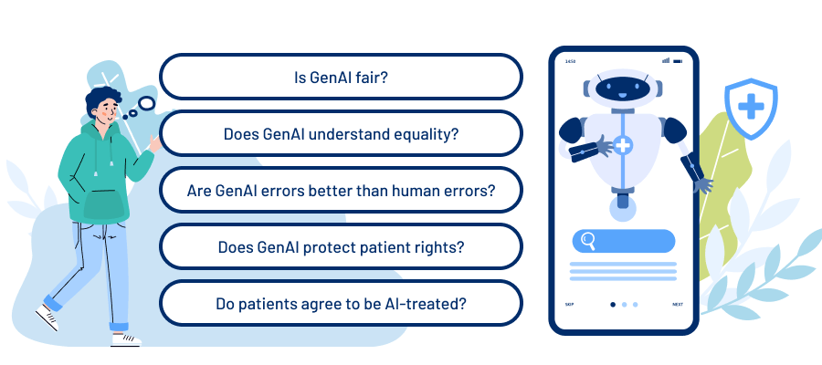 Ethical Considerations in the Use of GenAI in Healthcare