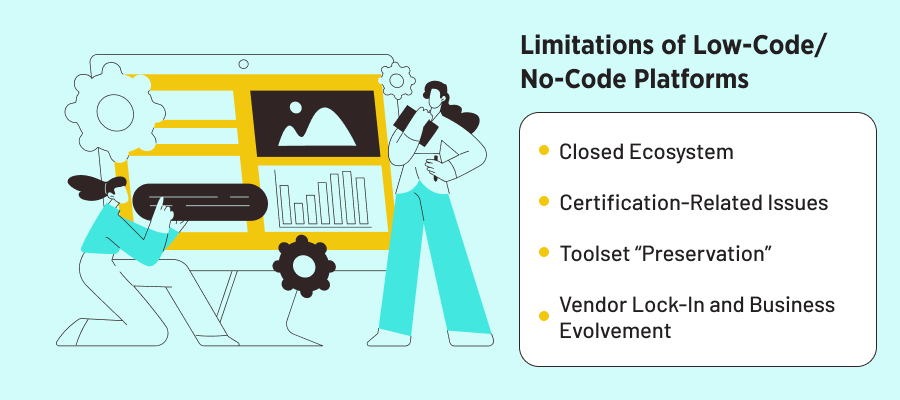 Flexibility Boundaries and More. Limitations of Low-Code/No-Code Platforms