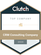 Top CRM Consulting Company 2023 Clutch Award